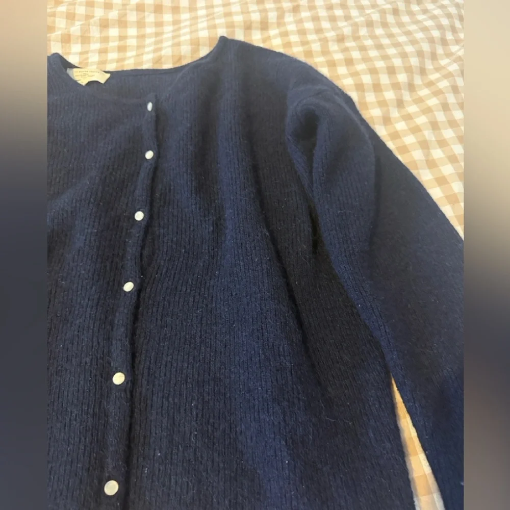 Sezane gaspard navy cardigan size medium - Picture 3 of 5
